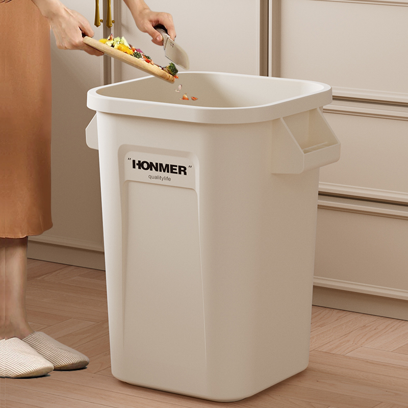 大号厨余垃圾桶家用高款大容量厨房专用方形加大餐饮商用大卫生桶