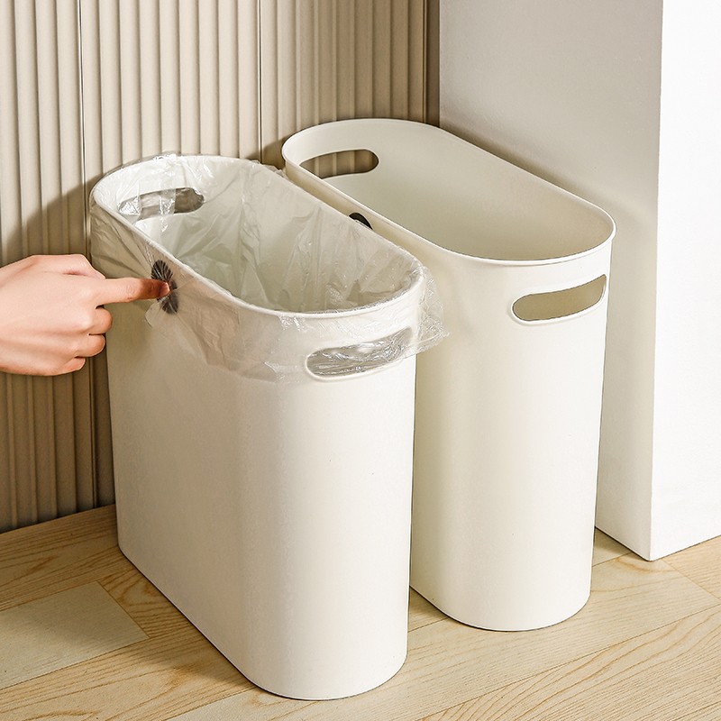 垃圾桶家用简约厨房卫生间带盖大小号客厅翻盖厕所专用夹缝垃圾桶