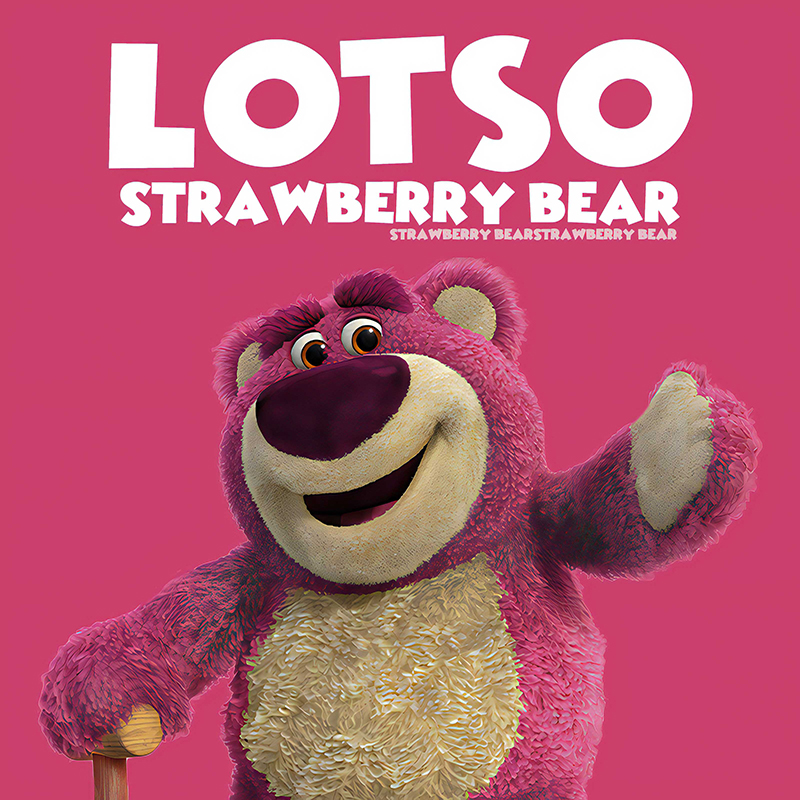 草莓熊正版迪士尼公仔生日礼物送给女生朋友的520六一儿童节玩偶