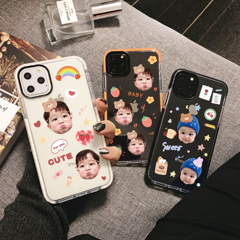 来图订制iphone14PROMAX定制手机壳diy情侣宝宝照片12适用苹果15宠物猫咪自制图案小米13华为mate60任意机型