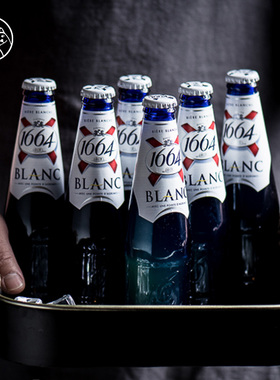 法国进口1664啤酒小麦白啤玫瑰桃红树莓百香果1964清爽精酿整箱