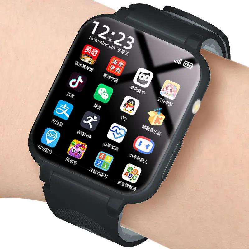 5G智能电话手表大内存可插卡wifi下软件GPS定位支付大屏儿童手表