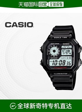 韩国直邮Casio 智能腕表 [CASIO] AE-1200WH-1A 数码手表 聚氨酯