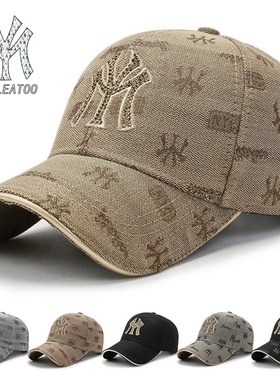 MLBLEATOO男女棒球帽子2024春夏新款韩版鸭舌帽户外休闲遮阳帽子
