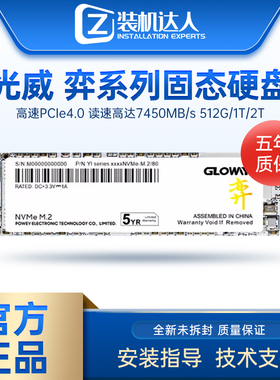 光威(Gloway) 512G/1T 弈系列 台式NVME长江存储笔记本M2固态硬盘