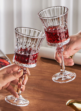 红酒杯醒酒器套装家用轻奢高档水晶玻璃高脚杯子高颜值葡萄酒杯具