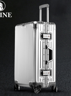 全铝镁合金拉杆箱万向轮行李箱男女24密码登机箱20寸商务旅行箱子