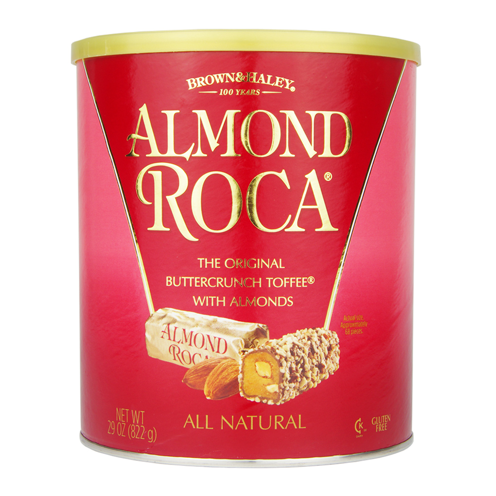 Almond Roca乐家扁桃仁巧克力糖罐装杏仁糖果美国进口822g  1190g