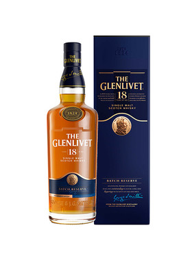 格兰威特18年单一麦芽威士忌GLENLIVET18YO英国进口烈酒洋酒 行货