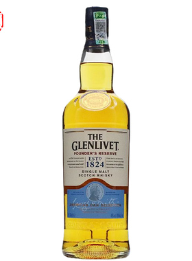 格兰威特Glenlivet创始人甄选单一麦芽苏格兰威士忌 行货1824系列