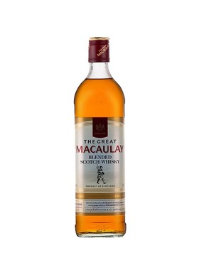 洋酒麦高瑞苏格兰威士忌macalay 英国原装进口 口粮酒无盒装