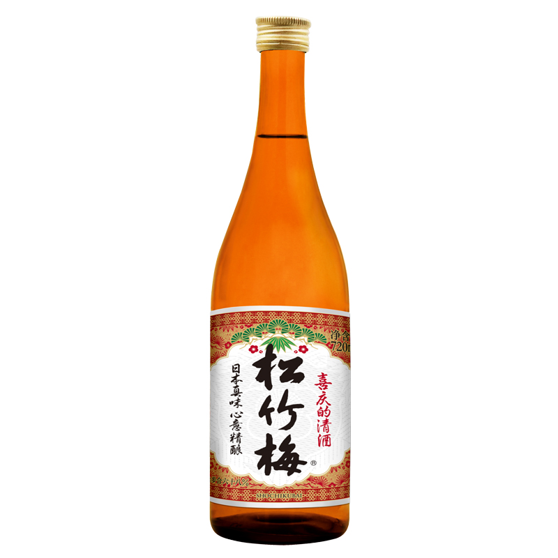 日本清酒 宝酒造 松竹梅清酒720ml 本酿造 大米酿造清酒低度米酒