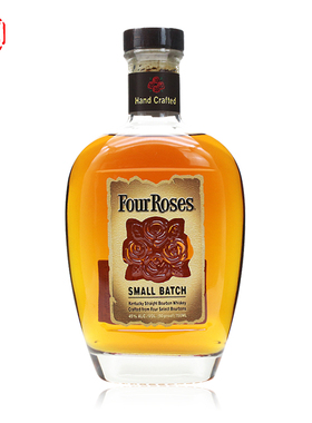 洋酒 Four Roses四玫瑰小批量酿造波本威士忌 美国原装进口750ml