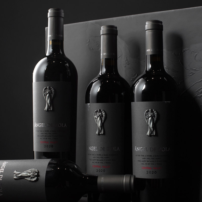 WINEBOSS 智利进口红酒100%卡曼尼酿造干红葡萄酒整箱6支装