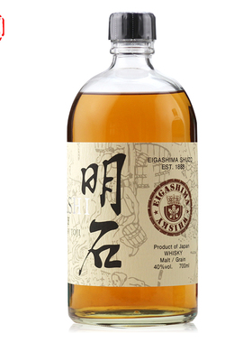日本AKASHI明石信杜氏精酿威士忌 700ml  进口洋酒烈酒蒸馏酒