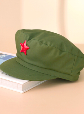 65式军帽老式解放帽红军帽的确良帽子男女演出老军装老兵聚会纪念