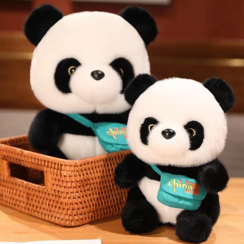 中国熊猫公仔毛绒玩具网红可爱呆萌女生礼物饰品儿童娃娃抱枕