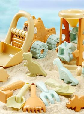 儿童沙滩玩具宝宝室内沙池海边沙滩挖沙玩沙子挖土铲子桶工具套装