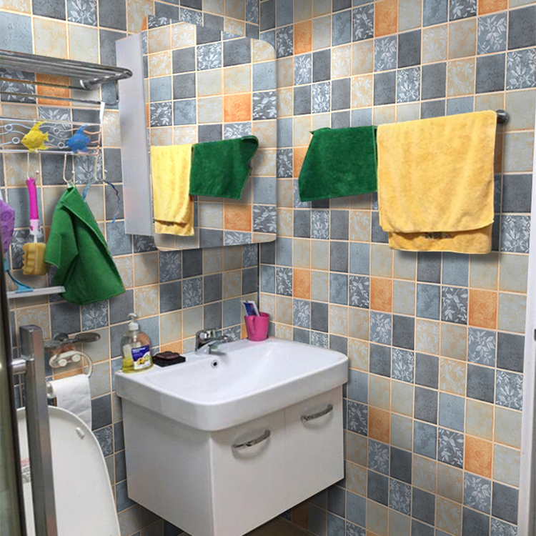 自粘卫生间防水贴纸墙面用瓷砖厨房墙纸厕所贴防潮墙贴浴室洗手间