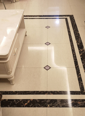 客厅地砖贴纸地面波导线自粘餐厅地板贴装饰瓷砖美缝贴纸防水耐磨