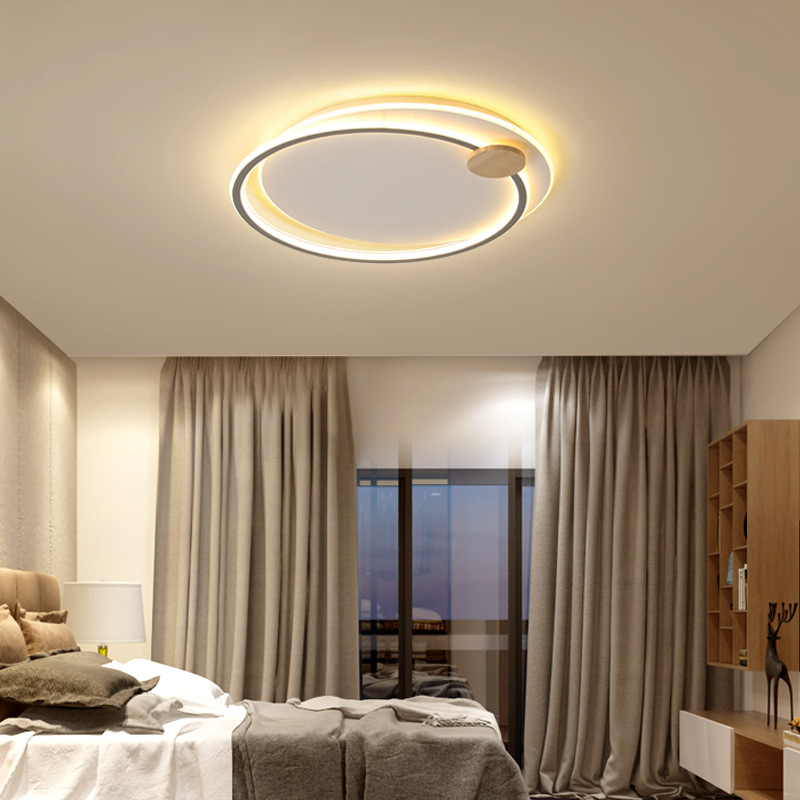 现代简约LED吸顶灯圆形创意照明客厅卧室灯个性家装餐厅灯具灯饰
