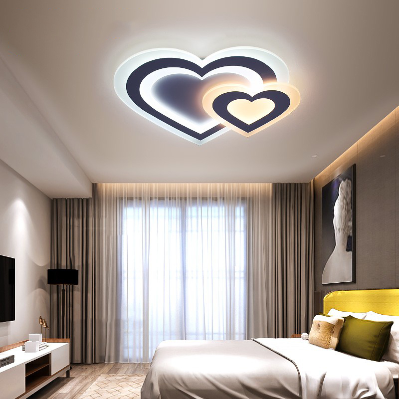 卧室灯现代简约家装2022年新款灯饰 温馨浪漫房间灯LED智能灯具