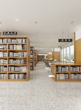 图书馆书架书柜学校书店阅览室展示架双面中岛木质展示柜中岛台