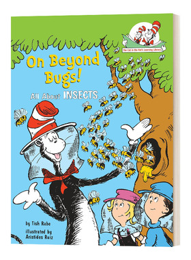 苏斯博士 戴帽子的猫图书馆 昆虫 精装 On Beyond Bugs All about Insects 英文原版儿童绘本 进口英语书籍