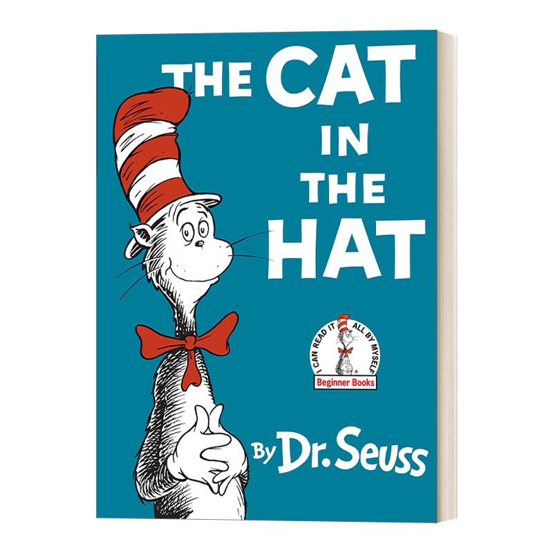 英文原版 The Cat in the Hat 戴帽子的猫 苏斯博士绘本 Dr.Seuss 廖彩杏书单 精装 英文版 进口英语原版书籍