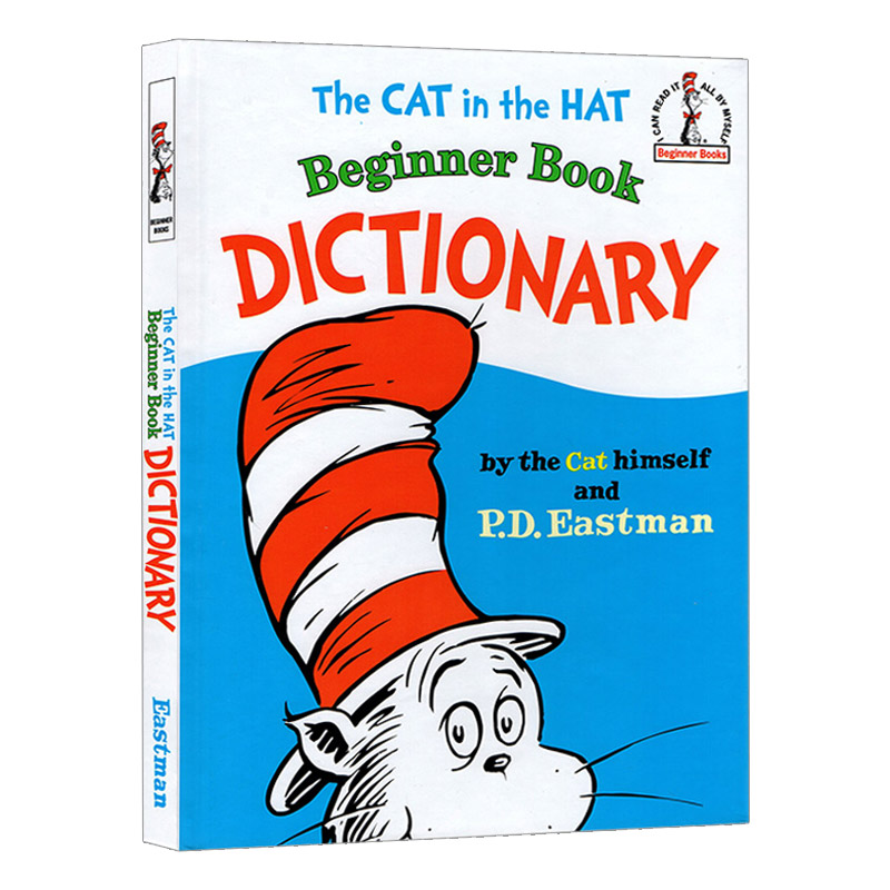 英文原版绘本 The Cat in the Hat Beginner Book Dictionary 戴帽子的猫词典 精装 英文版 进口英语原版书籍