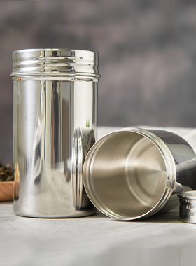 茶叶罐304小号密封罐普洱醒茶存储罐随身便携茶仓不锈钢茶罐螺口