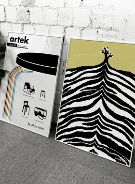 artek 系列纪念海报经典设计产品纸质海报 创意艺术家居装饰画心