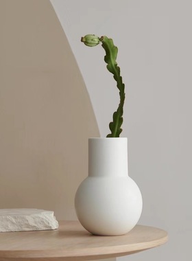 陶瓷花瓶套装组合白色台面干花花器现代简约插花器家居客厅装饰品