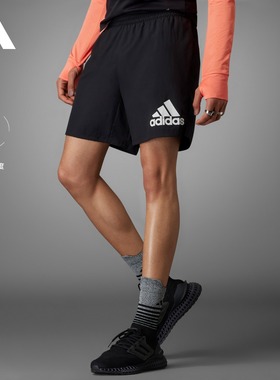 舒适梭织跑步运动短裤男装adidas阿迪达斯官方H59883