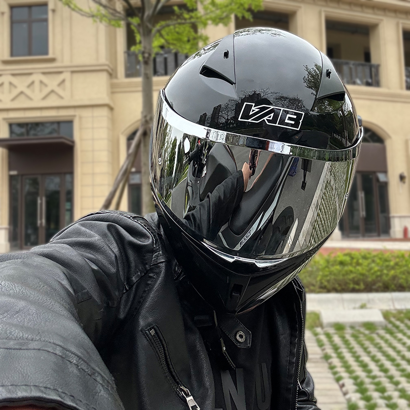 摩托车头盔男女四季通用帅气巡航复古个性机车潮流全盔夏季3C认证