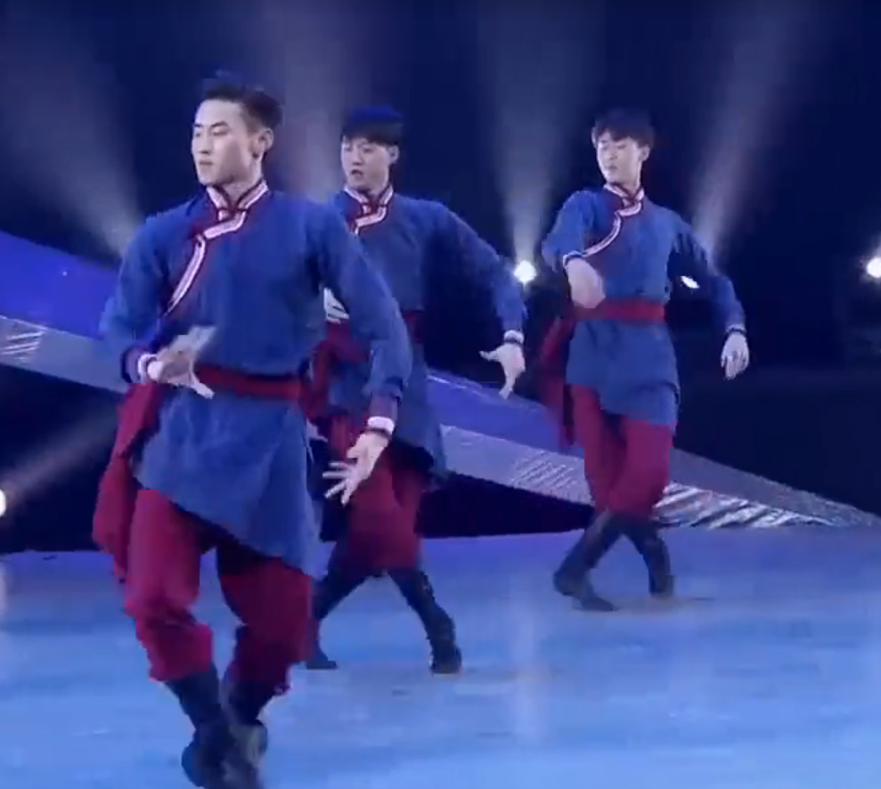 蒙古族绕臂绕腕组合少数民族舞蹈服艺考蒙古服男舞蹈课练习服装新