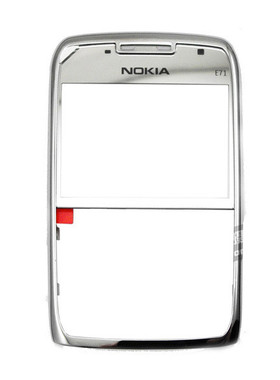 原装诺基亚手机外壳 NOKIA E71前壳 面板 带镜面 白色 3G版