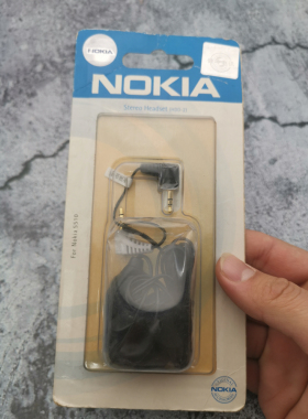 诺基亚 HDD-2 原装库存耳机 5510 NG N-gage 双头原配 罕见 实拍