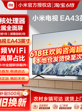 小米电视A43英寸金属全面屏家用智能WIFI高清液晶平板电视机EA43