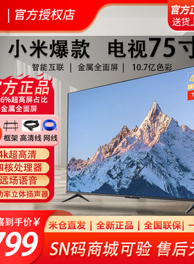 小米电视机ea75/65英寸家用客厅液晶大屏幕智能挂壁官方正品网络