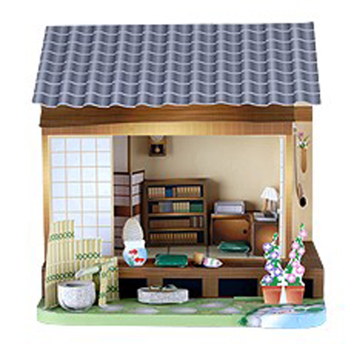 房屋房子书房小场景3d立体纸模型DIY手工制作儿童折纸益智玩具