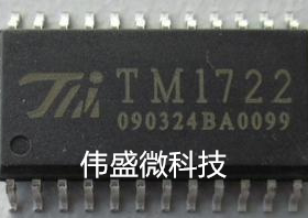 贴片 TM1722 SOP24 LCD数码管驱动IC