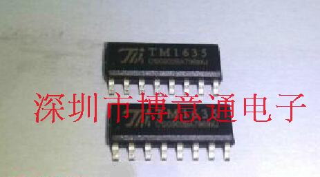 TM1635 DVB机顶盒驱动IC CS1635 SOP16 LED数码管驱动芯片 可直拍