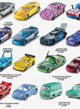 汽车总动员3极速挑战合金车玩具黑风暴杰克麦昆赛车总动员玩具车