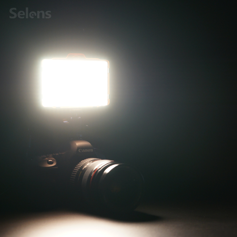 Selens LED摄像灯婚庆摄影灯小型单反相机外拍灯拍照补光灯手持便携打光灯拍摄室内人像灯光常亮灯柔光灯