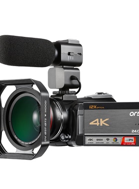 Ordro/欧达 AC5高清摄像机4K专业直播摄影机部队训练专用数码摄录