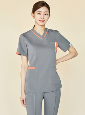 韩式医疗美容技师护士服分体套装口腔门诊宠物医院护理师工作服女