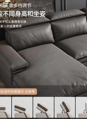 Sn网红美式超宽多功能沙发猫抓皮年轻人沙发客厅意式轻奢成套家具