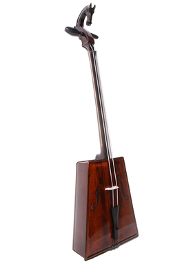 马头琴 专业演奏级蒙古琴色木铜轴中音弹拨民族乐器琴包琴弦
