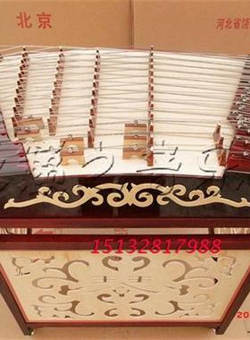 高档厂家直销民族乐器402扬Q琴普通菱形图案402扬琴带盒架子扳琴